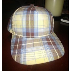 The Hundreds plaid leather strap adjustable hat  eb-89588187